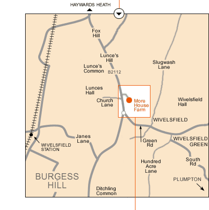 map of Burgess Hill green
